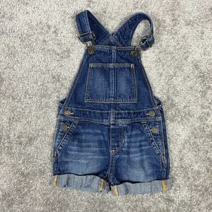 Baby GAP Overalls Toddler 18-24 Months Blue Denim Jean Classic Shorts